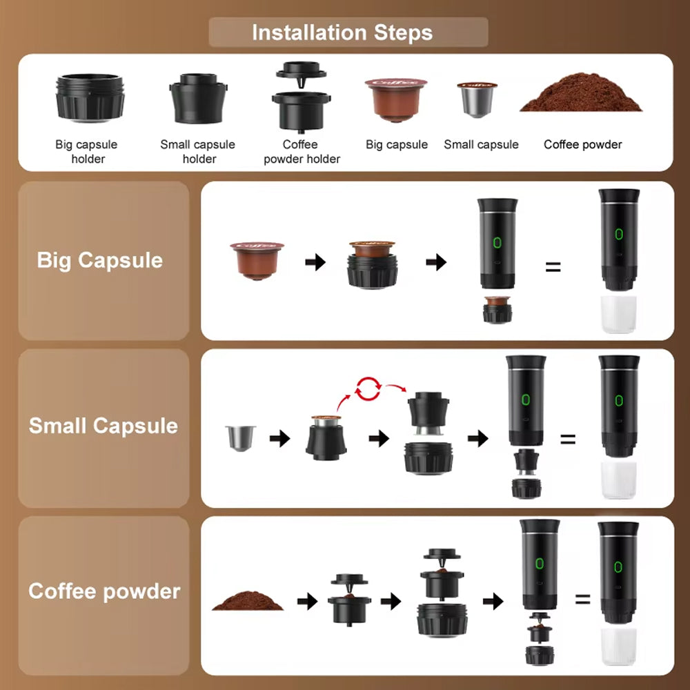 MobiCafie - Portable Espresso Maker For A Good Day