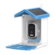 NestoLenzi AI Smart Bird Feeder with 2K HD Camera and Solar Power