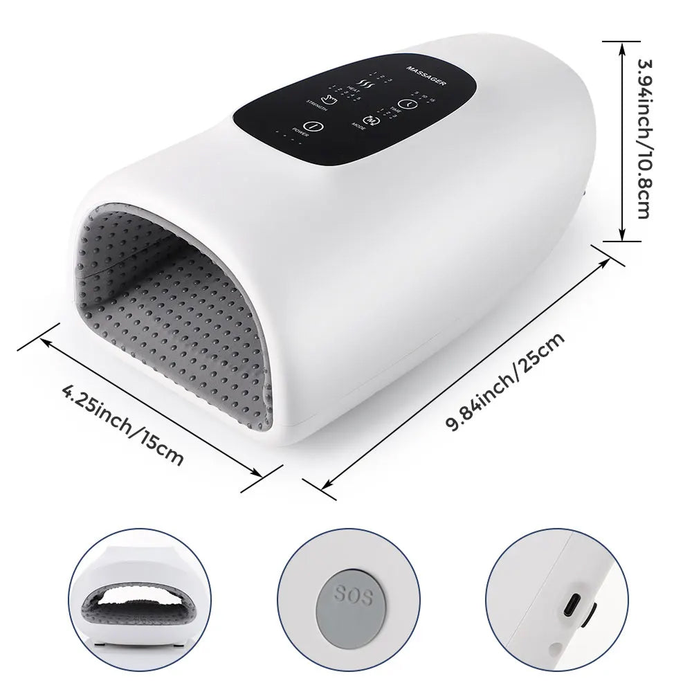 Palmoraf Hand Massager with Heat and Air Compression