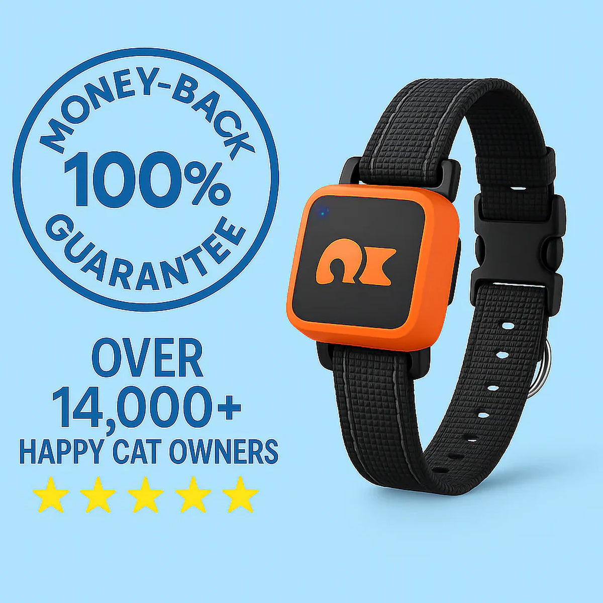 PawiSition Lightweight Real-Time Cat GPS Tracker with Geo-Fence