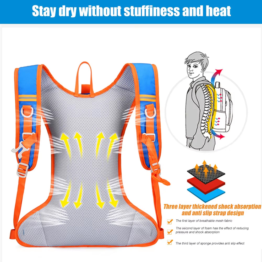 PedaPacky - Mountain Bike Backpack For Outdoor Activities