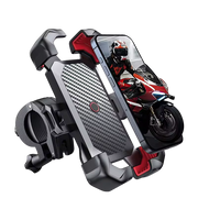 RidoFolix Universal Bike & Motorcycle Phone Mount with 1s Auto-Lock