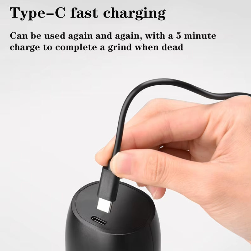 SalteSonic Automatic Rechargeable One-Touch Grinder for Salt and Pepper