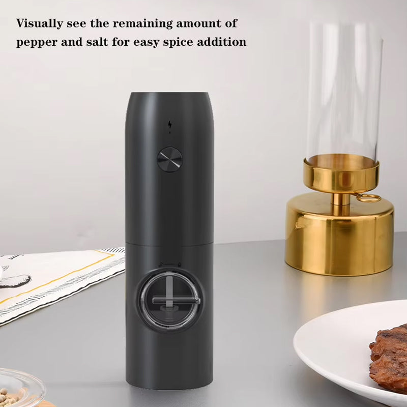 SalteSonic Rechargeable Salt and Pepper Grinder Set