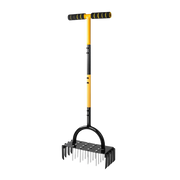 SoiluDril Dual-Action Manual Lawn Aerator for Soil Compaction