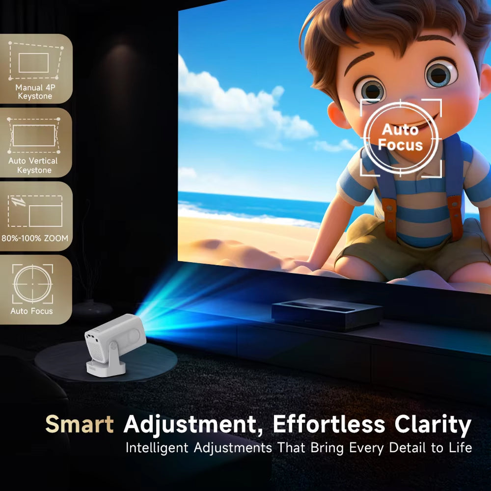 SoliiSight 1080P Outdoor Projector for Daylight Use