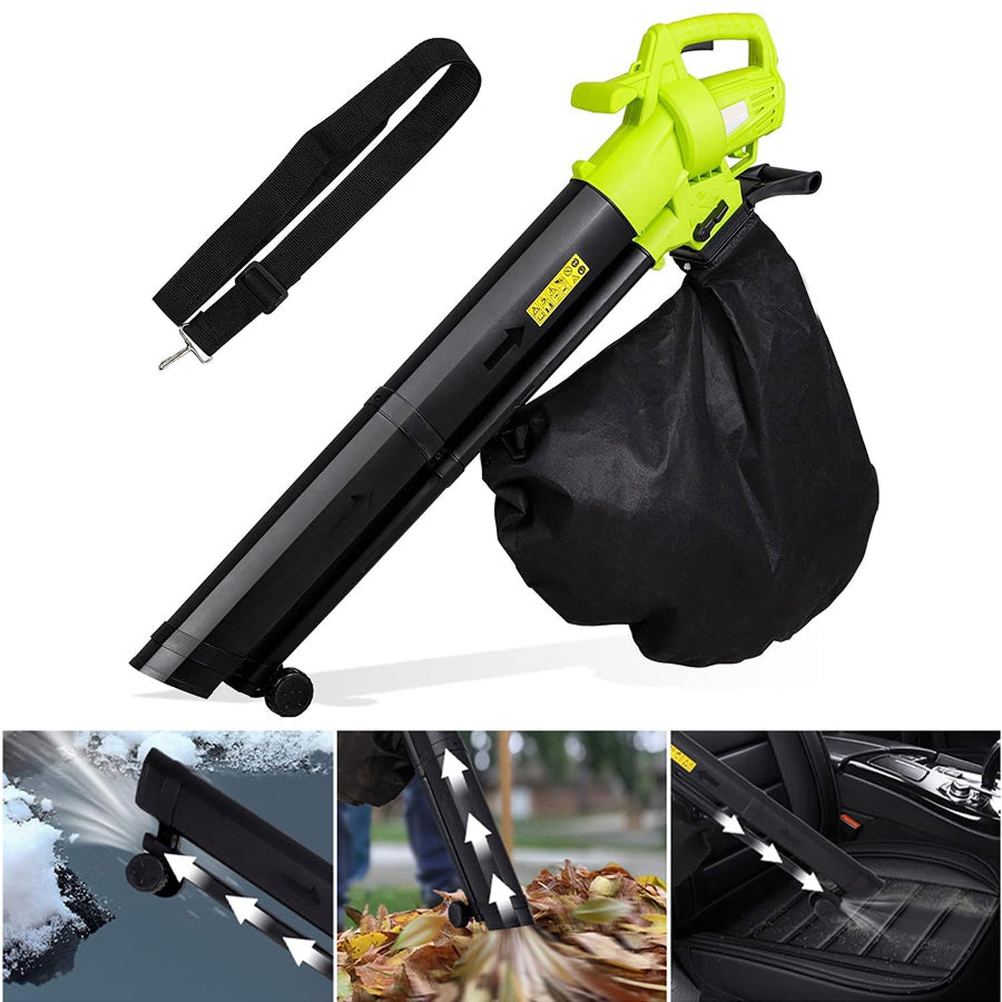 VacoLeaf 3000W 3-in-1 Cordless Leaf Blower Vacuum and Mulcher