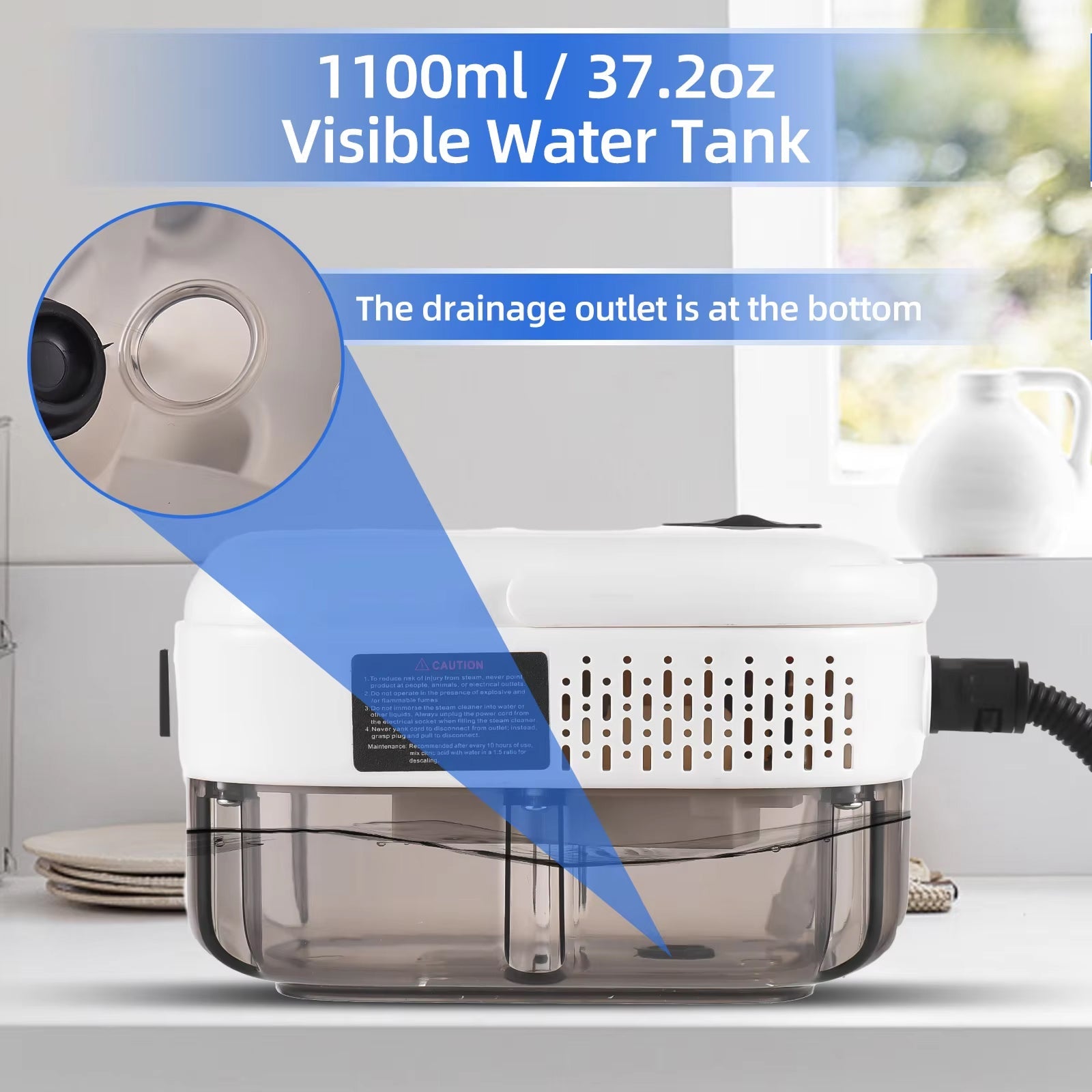 Vaporeex Steam Cleaner - Powerful, Chemical-Free Cleaning For Home