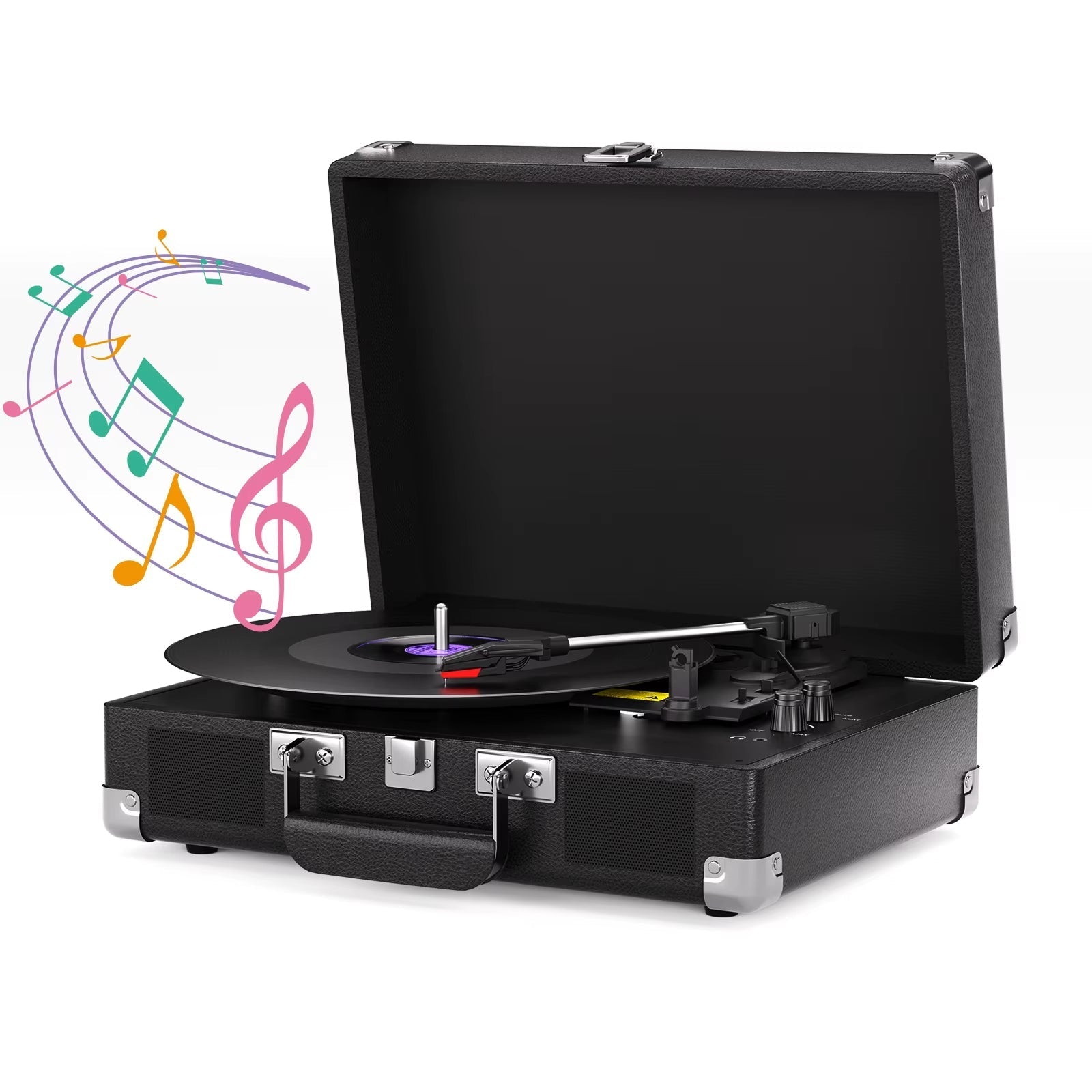 VinyyLux - Record Player With Speakers