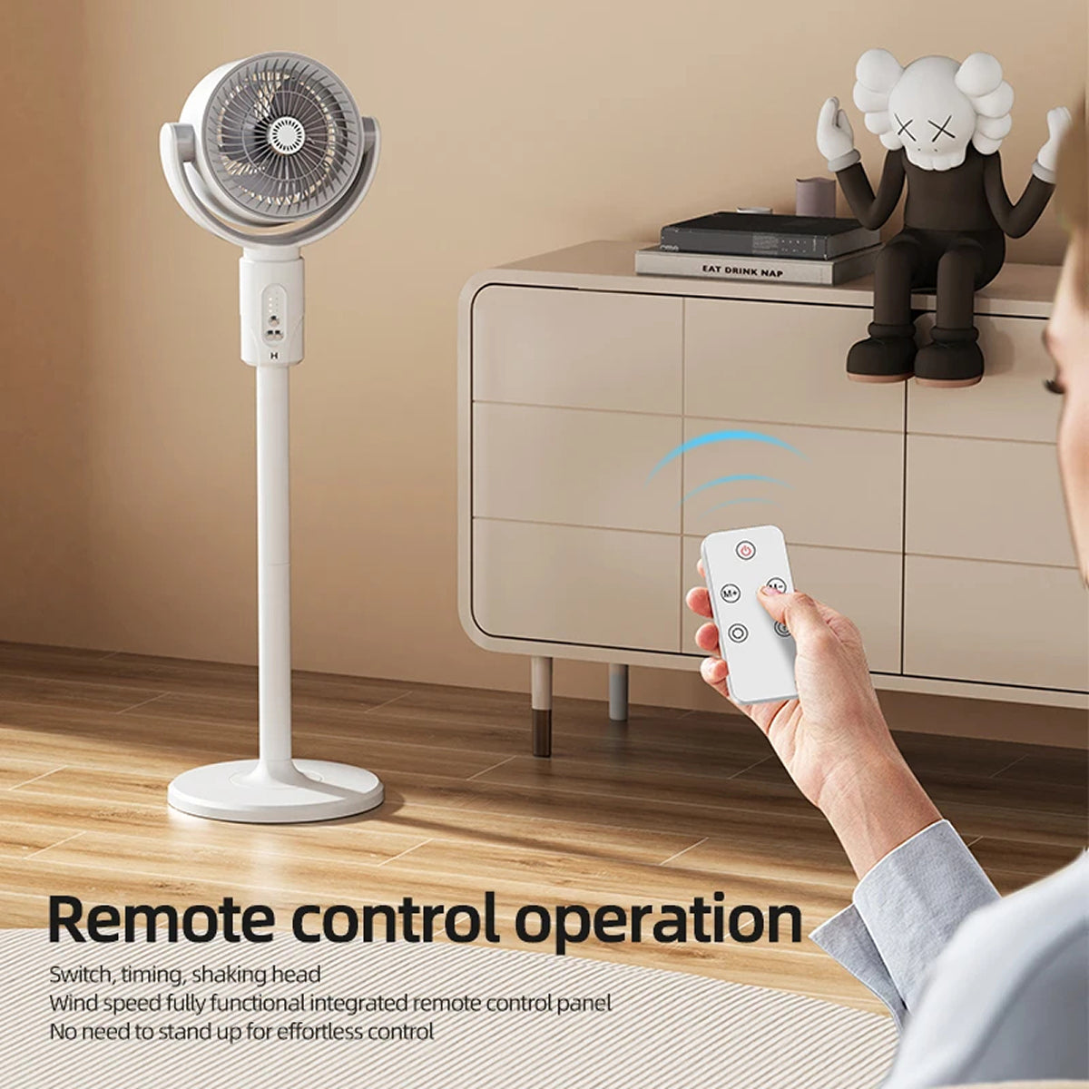 VortixVex Convertible Air Circulator Fan for Whole-Room Cooling