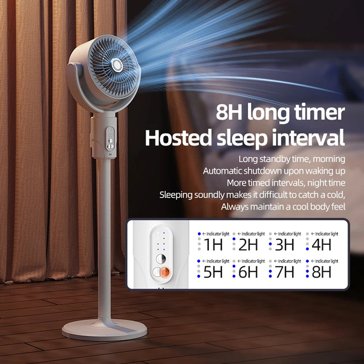 VortixVex Convertible Air Circulator Fan for Whole-Room Cooling