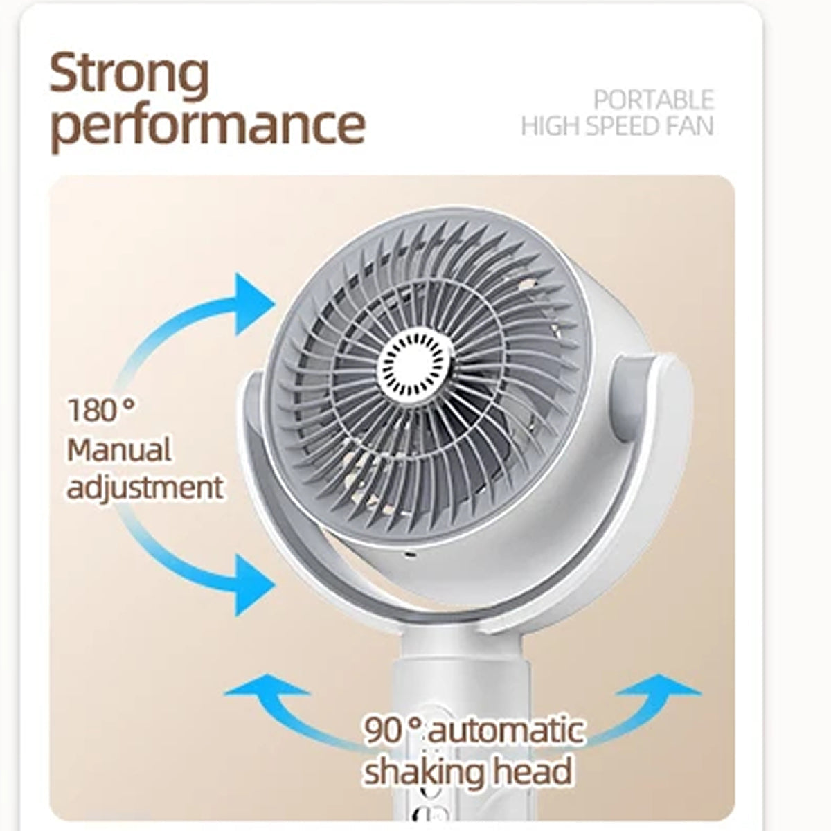 VortixVex Convertible Air Circulator Fan for Whole-Room Cooling