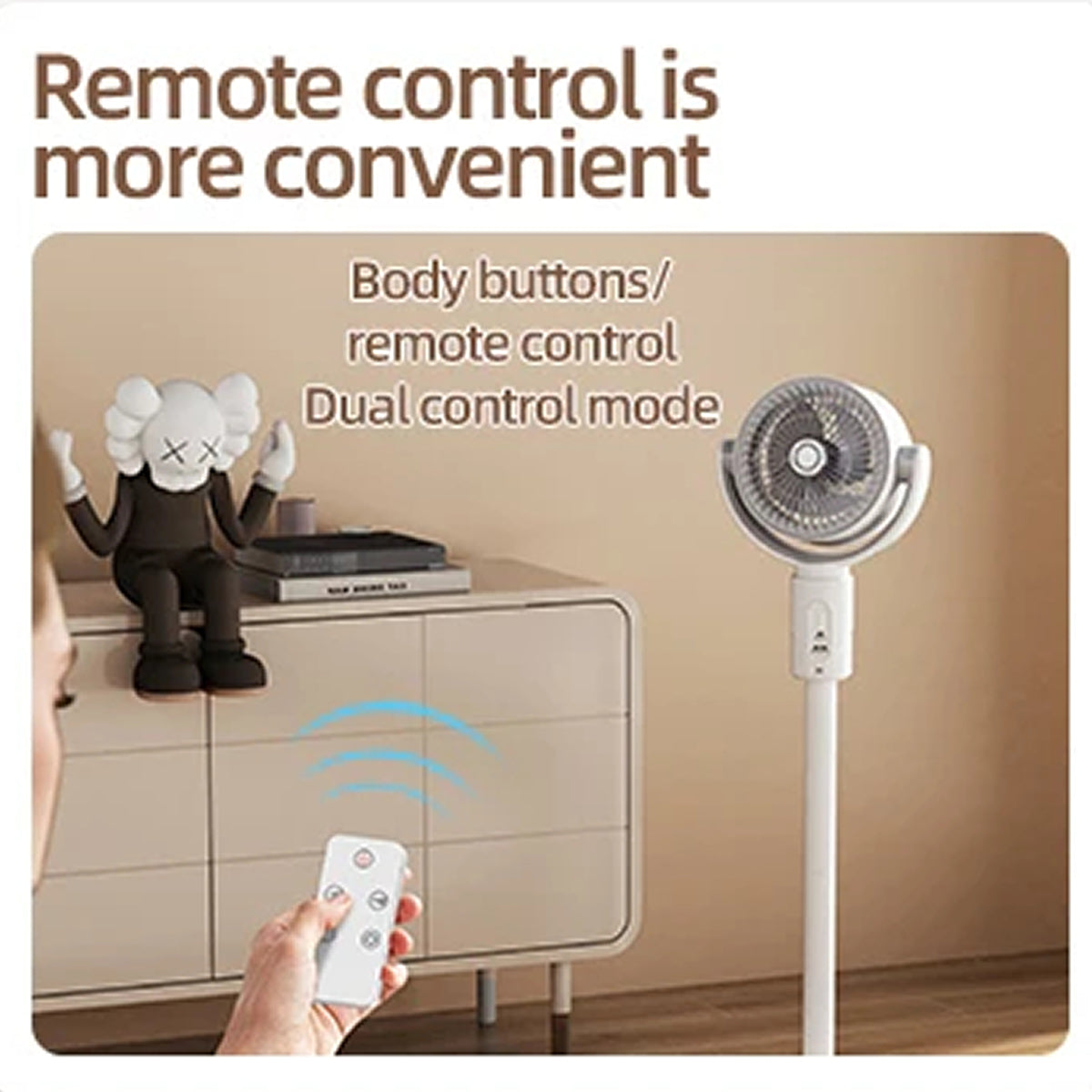 VortixVex Convertible Air Circulator Fan for Whole-Room Cooling