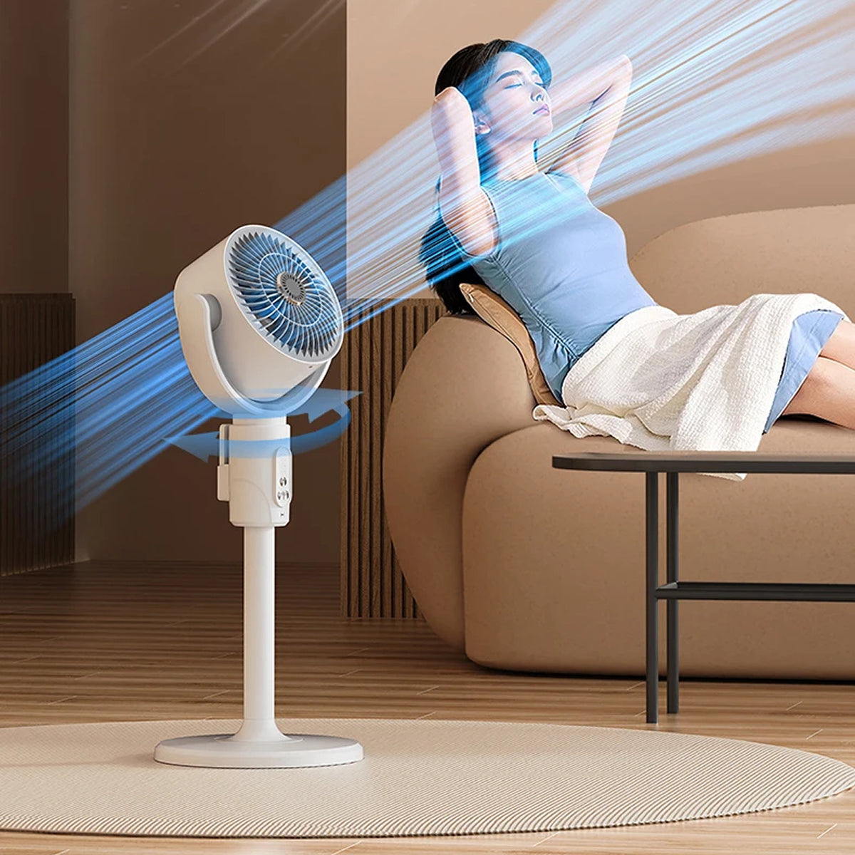 VortixVex Convertible Air Circulator Fan for Whole-Room Cooling