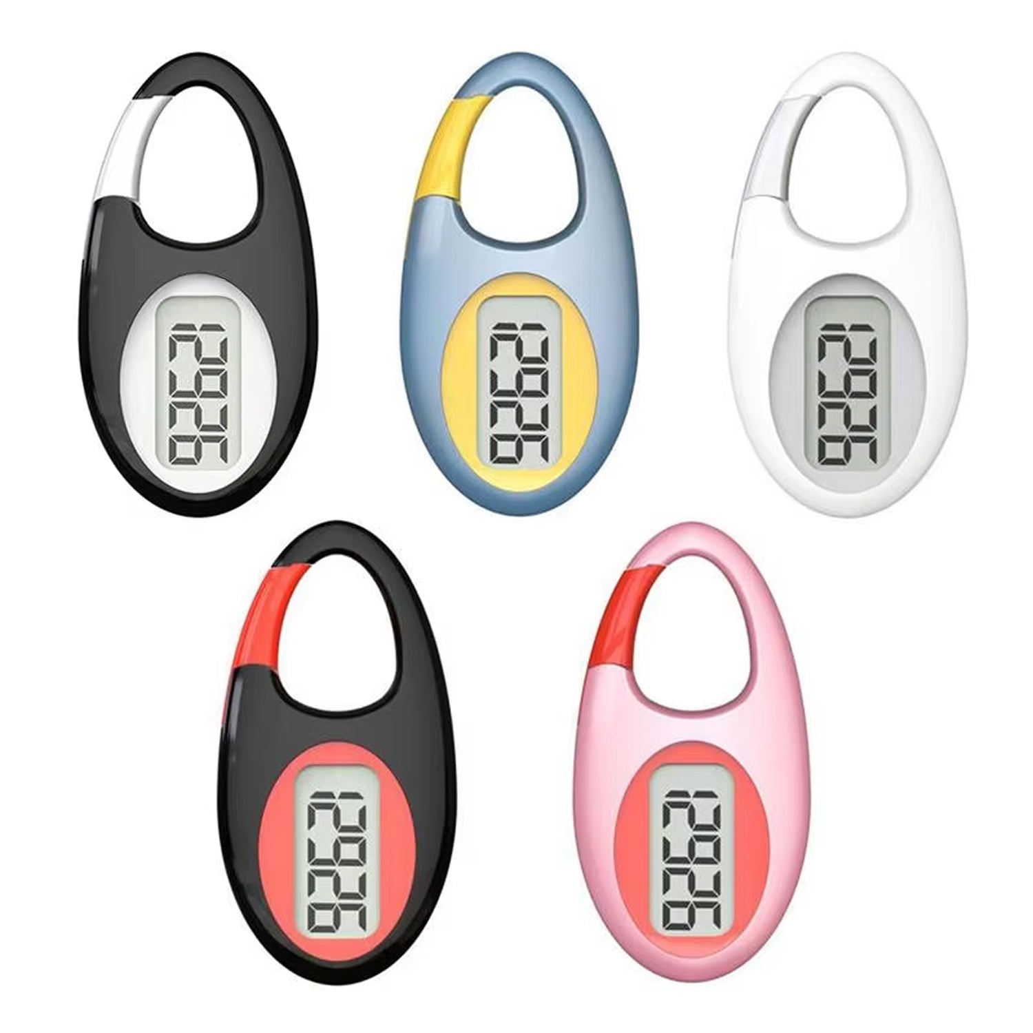 WakoWise 3D Tri-Axis Pedometer - Simple Step Tracking
