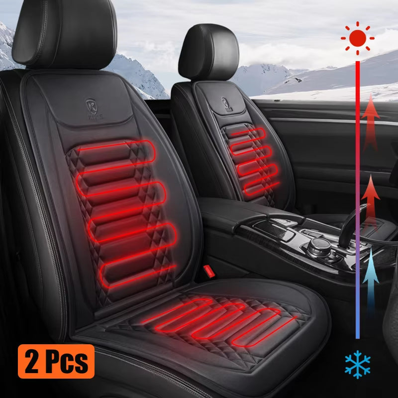 WarmiShift Plug-and-Play Dual Zone Heated Car Seat Cover