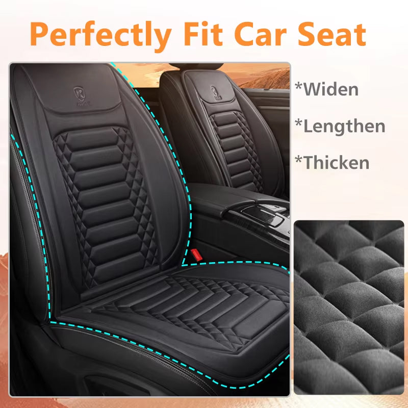WarmiShift Plug-and-Play Dual Zone Heated Car Seat Cover