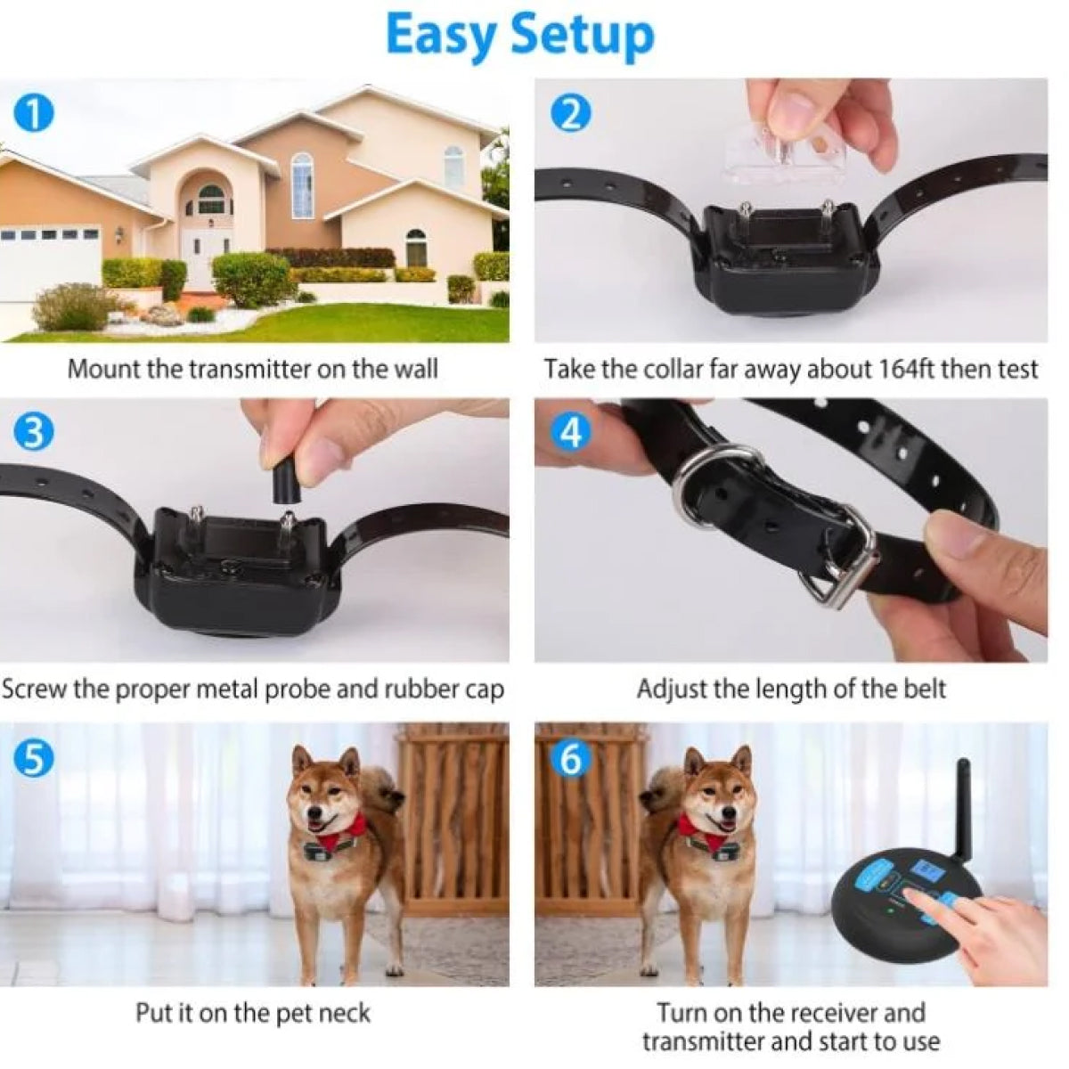 WufyFenci Wireless Electric Dog Fence